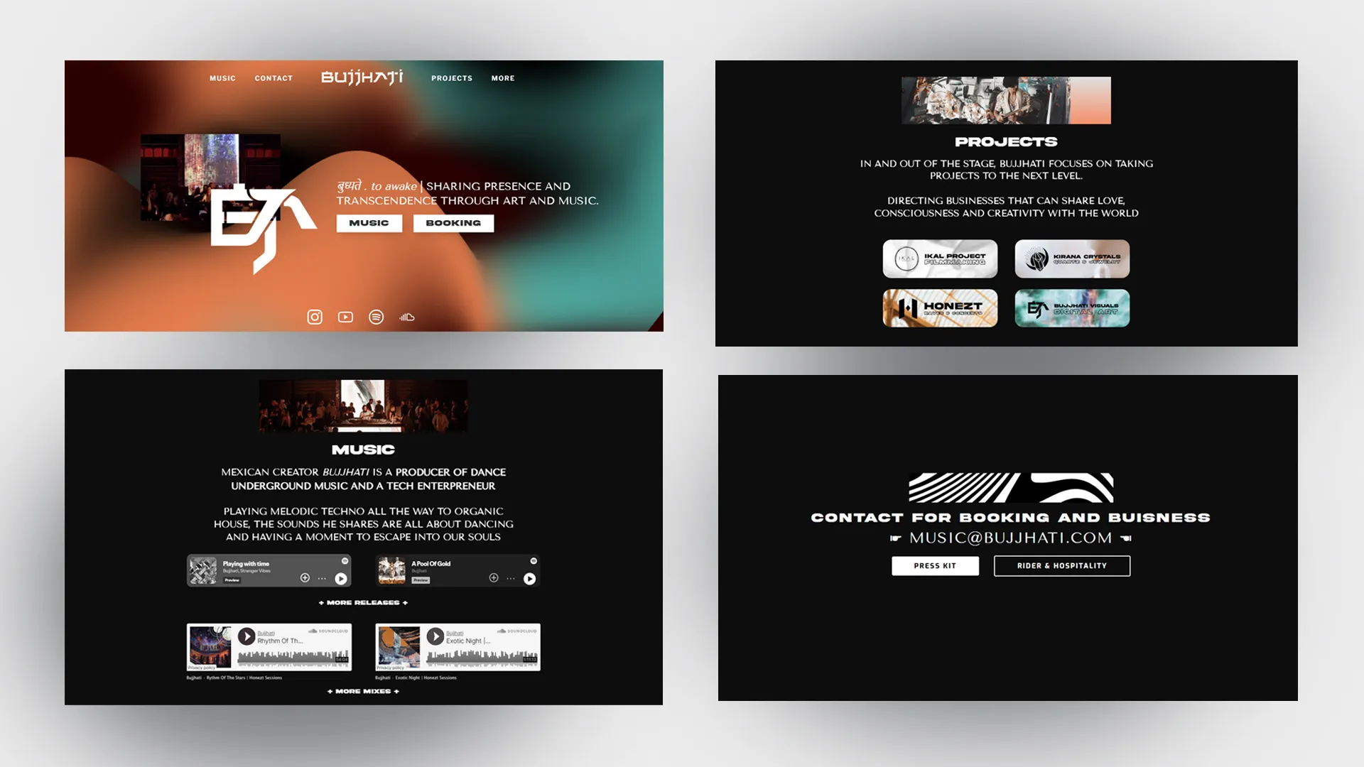 Sitio Web Músico